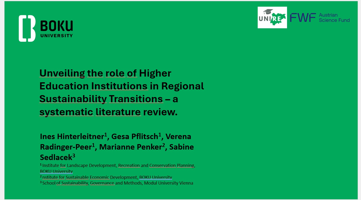Presentation at HoFo conference 2025